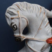 Load image into Gallery viewer, Rarer 1870s Historical Staffordshire Figurine: William I, King of Prussia on Horseback
