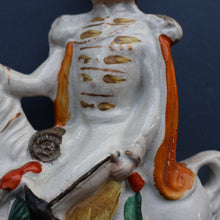 Load image into Gallery viewer, Rarer 1870s Historical Staffordshire Figurine: William I, King of Prussia on Horseback
