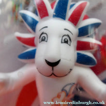 Load image into Gallery viewer, OLYMPICS SOUVENIR. London 2012 PAIR of Pride the Lion Mascot Keyrings. In Original Packaging
