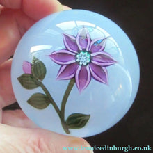 Load image into Gallery viewer, Scottish Paperweight Peter McDougall Pink Flower 2014
