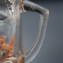 Load image into Gallery viewer, Large 1970s AMERICAN Heavy Clear Glass Tankard Featuring an Image of "Big Daddy", Joe Flanigan. Three Available
