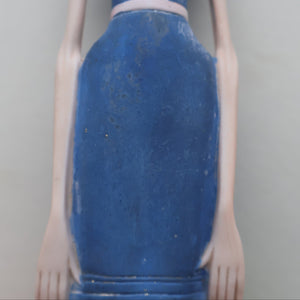 Very Rare Antique Bisque Porcelain SKINNY or Elongated  Figurine by Schafer & Vater: BLACKPOOL MERMAID