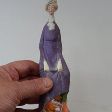 Load image into Gallery viewer, Very Rare Antique Bisque Porcelain SKINNY or Elongated  Figurine by Schafer &amp; Vater: THE LITTLE SHOE SHINER
