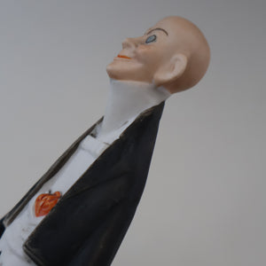 Rare Antique Bisque Porcelain SKINNY or Elongated  Figurine by Schafer & Vater: ONE OF THE BOYS