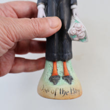 Load image into Gallery viewer, Rare Antique Bisque Porcelain SKINNY or Elongated  Figurine by Schafer &amp; Vater: ONE OF THE BOYS
