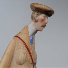 Load image into Gallery viewer, Very Rare Antique Bisque Porcelain SKINNY or Elongated  Figurine by Schafer &amp; Vater: THE GOLFER
