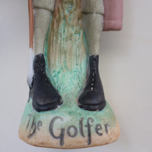 Load image into Gallery viewer, Very Rare Antique Bisque Porcelain SKINNY or Elongated  Figurine by Schafer &amp; Vater: THE GOLFER
