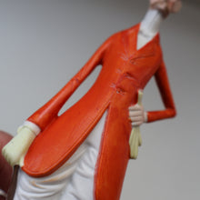 Load image into Gallery viewer, Very Rare Antique Bisque Porcelain SKINNY or Elongated  Figurine by Schafer &amp; Vater: FOX HUNTER

