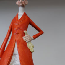 Load image into Gallery viewer, Very Rare Antique Bisque Porcelain SKINNY or Elongated  Figurine by Schafer &amp; Vater: FOX HUNTER
