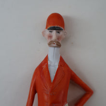 Load image into Gallery viewer, Very Rare Antique Bisque Porcelain SKINNY or Elongated  Figurine by Schafer &amp; Vater: FOX HUNTER
