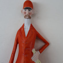 Load image into Gallery viewer, Very Rare Antique Bisque Porcelain SKINNY or Elongated  Figurine by Schafer &amp; Vater: FOX HUNTER
