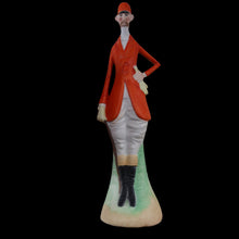 Load image into Gallery viewer, Very Rare Antique Bisque Porcelain SKINNY or Elongated  Figurine by Schafer &amp; Vater: FOX HUNTER
