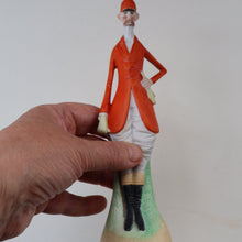 Load image into Gallery viewer, Very Rare Antique Bisque Porcelain SKINNY or Elongated  Figurine by Schafer &amp; Vater: FOX HUNTER
