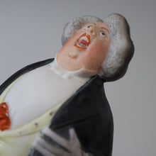 Load image into Gallery viewer, Rare Antique Bisque Porcelain SKINNY or Elongated  Figurine by Schafer &amp; Vater: THE TENOR (Opera Singer)
