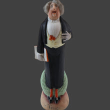 Load image into Gallery viewer, Rare Antique Bisque Porcelain SKINNY or Elongated  Figurine by Schafer &amp; Vater: THE TENOR (Opera Singer)
