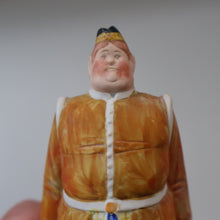 Load image into Gallery viewer, Very Rare Antique Bisque Porcelain SKINNY or Elongated  Figurine by Schafer &amp; Vater: MR MCNAB (Scotsman In Mini Kilt)
