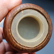 Load image into Gallery viewer, 1960s Stylish Vintage Carved Wooden / Teak Salt and Pepper Pots
