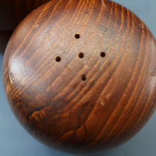 Load image into Gallery viewer, 1960s Stylish Vintage Carved Wooden / Teak Salt and Pepper Pots
