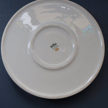 Load image into Gallery viewer, ROSENTHAL. Large 1960s Shallow Console Bowl with Matt Black Interior with Printed Gold Decoration by Hans Theo Baumann. 10 inch Diameter
