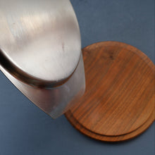 Load image into Gallery viewer, Vintage 1960s Bramah Teak and Stainless Steel Chopping Board
