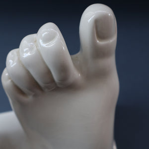 1930s ROYAL DOULTON Ceramic Feet. Very Rare Dr Scholl’s Advertising Display. Very Quirky & Sculptural