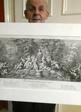 Load image into Gallery viewer, Original Antique FRENCH Etching by Claude Gillot (1673 - 1722). The Feast of the Diana
