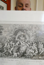 Load image into Gallery viewer, Original Antique FRENCH Etching by Claude Gillot (1673 - 1722). The Feast of the Pan
