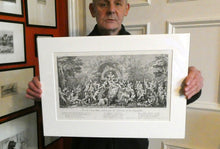 Load image into Gallery viewer, Original Antique FRENCH Etching by Claude Gillot (1673 - 1722). The Feast of the Pan
