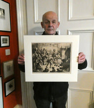 Load image into Gallery viewer,  Etching by Robert Bryden (1865 - 1939). Illustration to Burns &quot;Halloween&quot; (1895)
