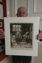 Load image into Gallery viewer, Rare Etching by Robert Bryden (1865 - 1939). Illustration to Burns &quot;Death and Dr Hornbrook&quot; (1895)
