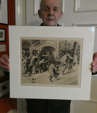 Load image into Gallery viewer, Etching by Robert Bryden (1865 - 1939). Illustration to Burns &quot;The Deil&#39;s Awa Wi&#39; The Exciseman&quot; (1895)

