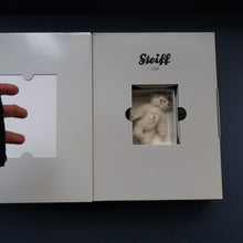 Load image into Gallery viewer, BOXED Collectable Miniature Steiff Club Membership Gift 2008. White Alpaca Bear with Certificate (420832)
