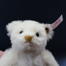 Load image into Gallery viewer, BOXED Collectable Miniature Steiff Club Membership Gift 2008. White Alpaca Bear with Certificate (420832)
