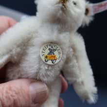 Load image into Gallery viewer, BOXED Collectable Miniature Steiff Club Membership Gift 2008. White Alpaca Bear with Certificate (420832)
