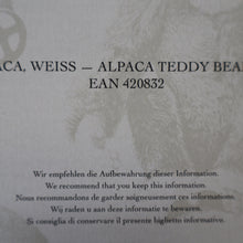 Load image into Gallery viewer, BOXED Collectable Miniature Steiff Club Membership Gift 2008. White Alpaca Bear with Certificate (420832)
