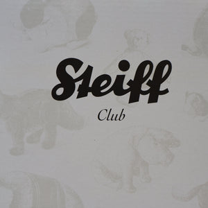 BOXED Collectable Miniature Steiff Club Membership Gift 2008. White Alpaca Bear with Certificate (420832)