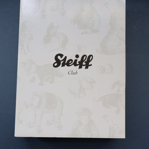 BOXED Collectable Miniature Steiff Club Membership Gift 2008. White Alpaca Bear with Certificate (420832)