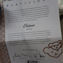 Load image into Gallery viewer, BOXED Collectable Miniature Steiff Club Membership Gift. Elephant (EAN 420603)
