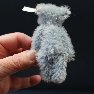 BOXED Collectable Miniature Steiff Club Membership Gift 2004. Pale Blue Bear with Certifcate