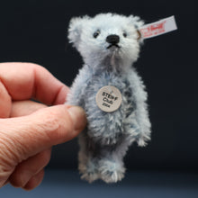 Load image into Gallery viewer, BOXED Collectable Miniature Steiff Club Membership Gift 2004. Pale Blue Bear with Certifcate
