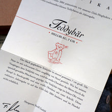 Load image into Gallery viewer, BOXED Collectable Miniature Steiff Club Membership Gift 2004. Pale Blue Bear with Certifcate
