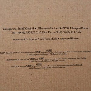 BOXED Collectable Miniature Steiff Club Membership Gift 2004. Pale Blue Bear with Certifcate