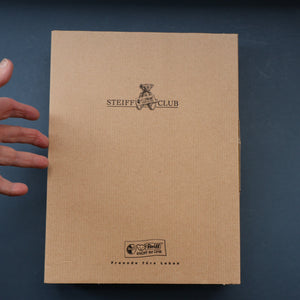 BOXED Collectable Miniature Steiff Club Membership Gift 2004. Pale Blue Bear with Certifcate