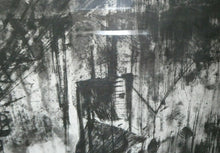 Load image into Gallery viewer, SCOTTISH ART. Massive 1980s Etching by Jo Ganter (RSA). Entitled: Construction Site; 1988. Pencil Signed
