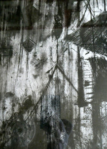 SCOTTISH ART. Huge 1980s Piranesi Inspired Etching Carceri Construction Site by Jo Ganter, RSA