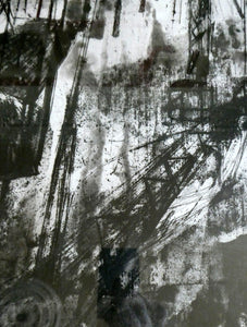 SCOTTISH ART. Huge 1980s Piranesi Inspired Etching Carceri Construction Site by Jo Ganter, RSA