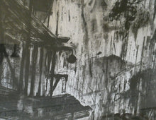 Load image into Gallery viewer, SCOTTISH ART. Huge 1980s Piranesi Inspired Etching Carceri Construction Site by Jo Ganter, RSA

