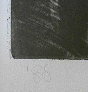 SCOTTISH ART. Huge 1980s Piranesi Inspired Etching Carceri Construction Site by Jo Ganter, RSA