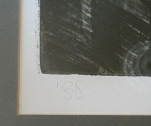 SCOTTISH ART. Huge 1980s Piranesi Inspired Etching Carceri Construction Site by Jo Ganter, RSA