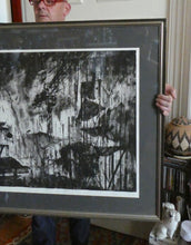 Load image into Gallery viewer, SCOTTISH ART. Huge 1980s Piranesi Inspired Etching Carceri Construction Site by Jo Ganter, RSA
